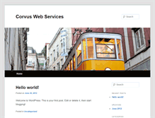 Tablet Screenshot of corvuswebservices.com